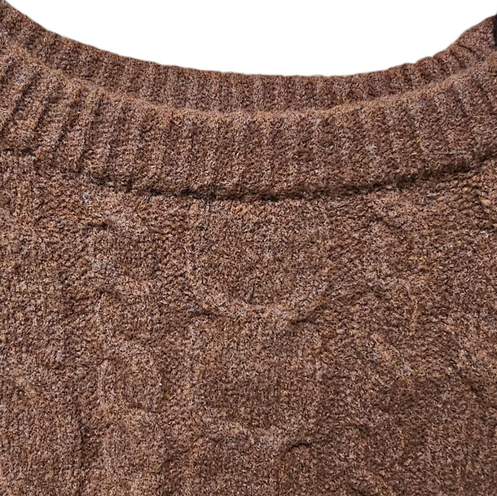 a new day Brown Cable Knit Sweater - Picture 3 of 7